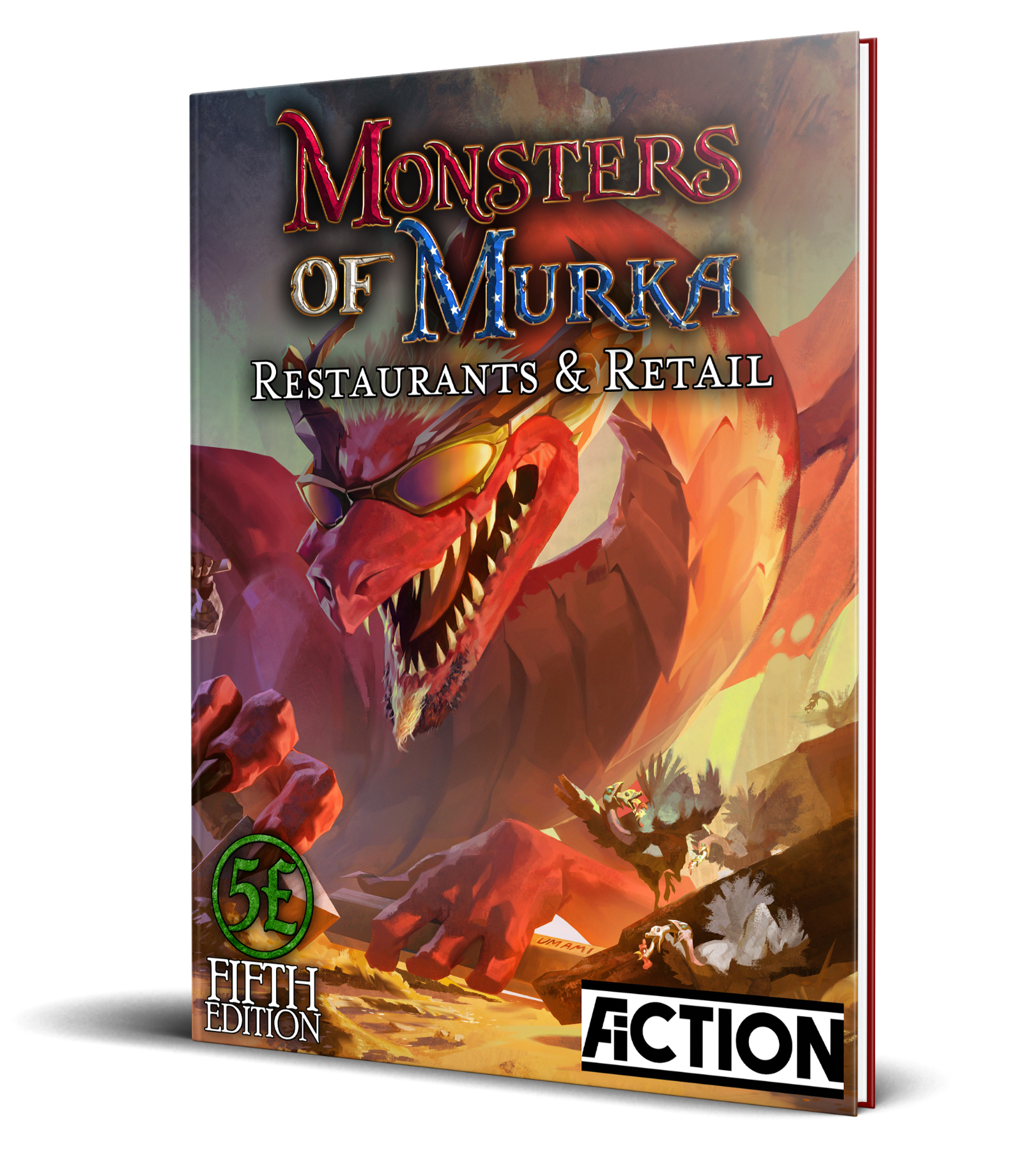 The hardcover edition of Monsters of Murka: Restaurants & Retail